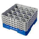 Cambro Camrack Blau, 16 Fächer, maximale Glashöhe 215 mm