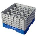 Cambro Camrack Blau, 16 Fächer, maximale Glashöhe 258 mm