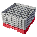 Cambro Camrack Rot 49 Fächer Max. Glashöhe 258 mm