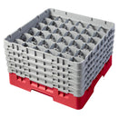 Cambro Camrack Rot 36 Fächer Max. Glashöhe 258 mm