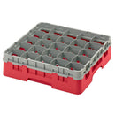 Cambro Camrack Rot 25 Fächer Max. Glashöhe 279 mm