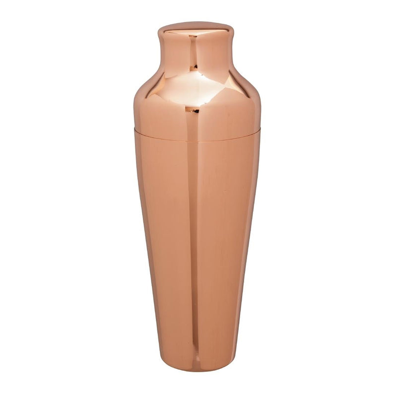 Beaumont Copper Plated Two Piece Art Deco Shaker