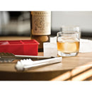 Beaumont Silikon-Eiswürfelform mit sechs Mulden, Rot