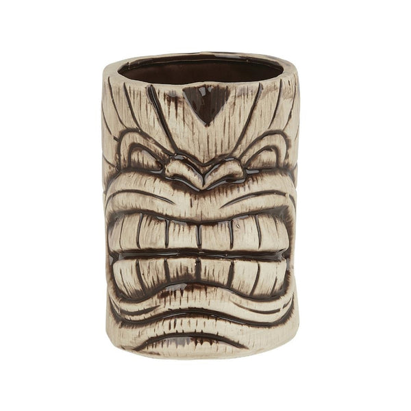 Beaumont Ceramic Toscano Kanaloa Tiki Mug Brown 450ml