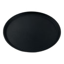 Rutschfestes rundes Tablett von Beaumont, Schwarz, 280 mm