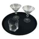 Beaumont Non-Slip Round Tray Black 355mm