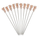 Beaumont Ananas Garniture Pick Cuivre Plaqué (Pack de 10)