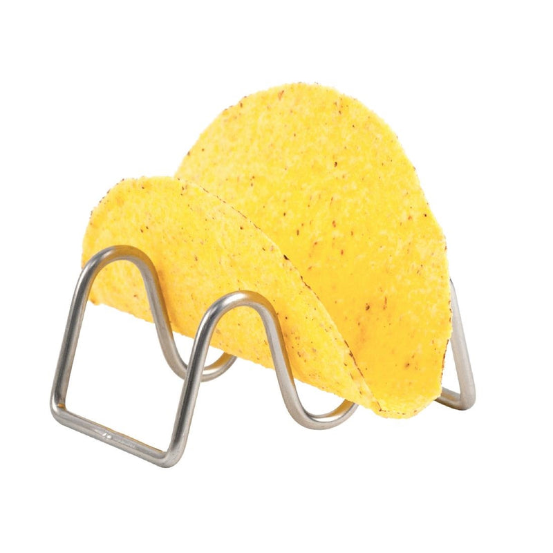 Beaumont Taco-Halter aus Edelstahldraht für 1–2