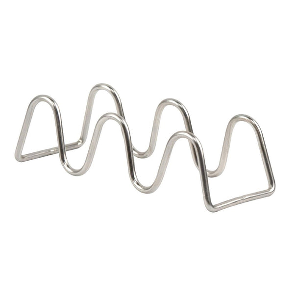 Beaumont Stainless Steel Wire 2-3 Taco Holder
