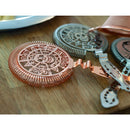 Passoire à lancer de crâne plaquée cuivre Beaumont