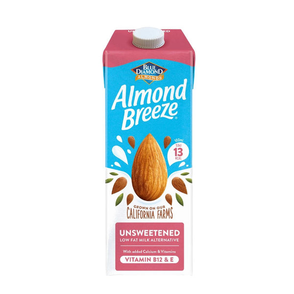 Almond Breeze Unsweetened Drink (8 x 1 Ltr)