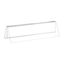 Menühalter aus Acryl mit breiter Basis