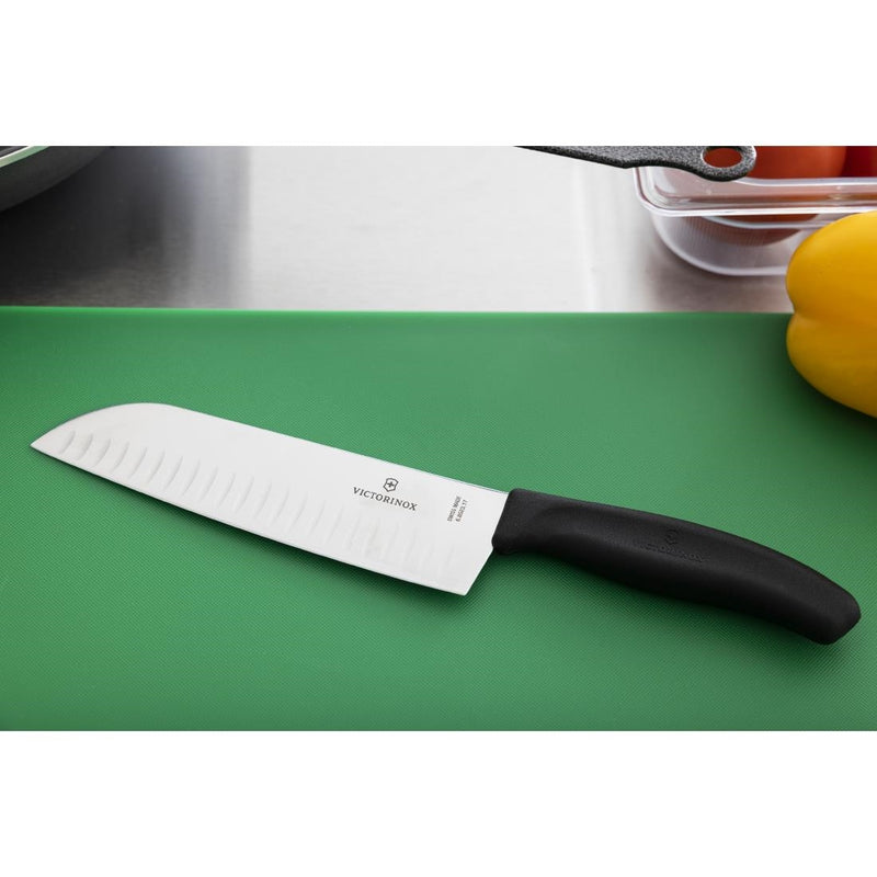 Victorinox Santoku Knife Fluted Edge 17cm