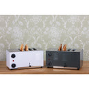 Rowlett Regent 4 Slot Toaster Quartz Grey with 2x Additional Elements