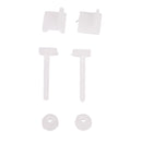 Carrara und Matta York Leichter STA-TITE-Toilettensitz mit Absenkautomatik