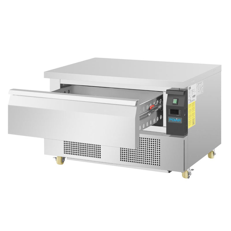 Polar U-Serie Einzelschublade, Dual-Temperatur-Kühlschrank mit Gefrierfach, 2xGN