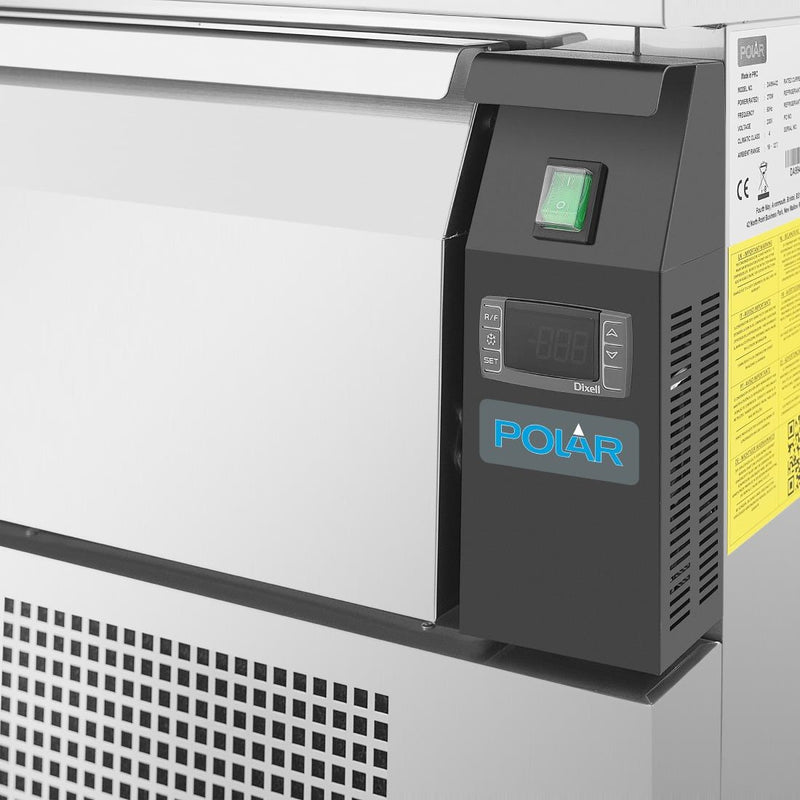 Polar U-Serie Einzelschublade, Dual-Temperatur-Kühlschrank mit Gefrierfach, 3 x GN