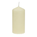 Bolsius Tall Pillar Candles Ivory 120mm (Pack of 12)