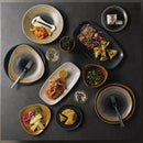 Churchill Breccia Oblong Chef Plate Agate Grey 153 x 298mm (Pack of 12)