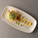 Churchill Breccia Oblong Chef Plate Agate Grey 153 x 298mm (Pack of 12)