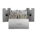 Buffalo Twin Tank Twin Basket 2x3Ltr Arbeitsplattenfritteuse 2x2kW