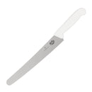 Victorinox Backmesser mit Wellenschliff, Weiß, 25,5 cm