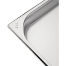 Nisbets Essentials Gastronorm-Tablett aus Edelstahl, 65 mm (Packung mit 3)