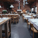 Fameg Plain Side Chairs Natural Beech (Pack of 2)