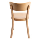Fameg Plain Side Chairs Natural Beech (Pack of 2)