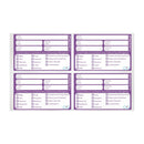 Puracycle wiederverwendbare violette Allergenetiketten (20 Stück)