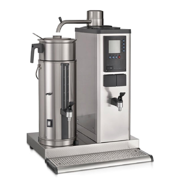 Bravilor B10 HWL Großkaffeebereiter mit 10-Liter-Kaffeekanne und 3-Phasen-Heißwasserhahn
