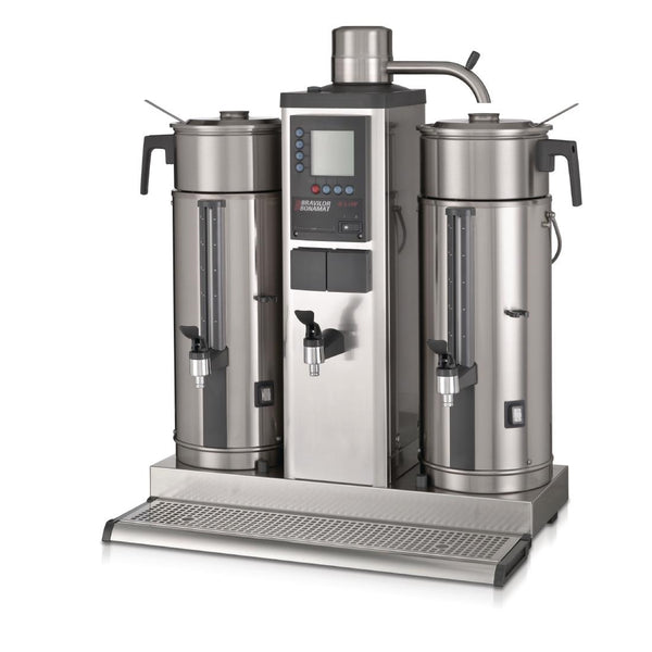 Bravilor B20 HW Großkaffeebereiter mit 2x20-Liter-Kaffeekannen und 3-Phasen-Heißwasserhahn