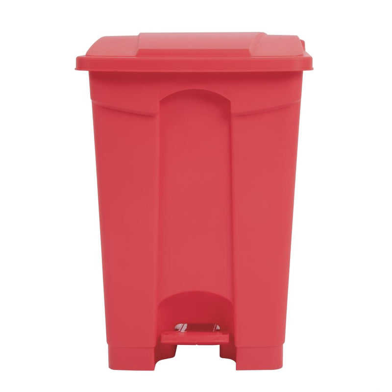 Jantex Kitchen Pedal Bin Red 45Ltr