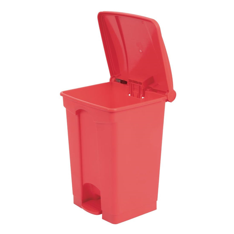 Jantex Kitchen Pedal Bin Red 45Ltr