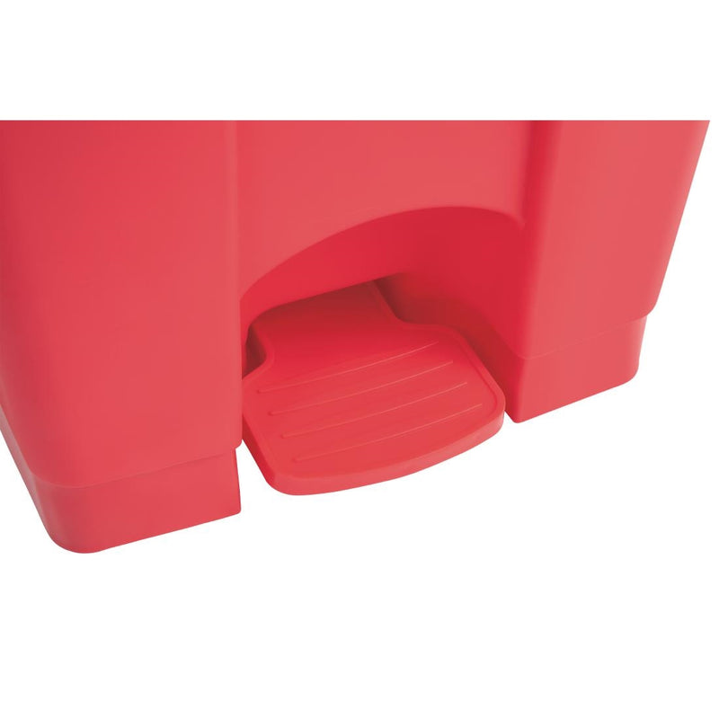 Jantex Kitchen Pedal Bin Red 45Ltr