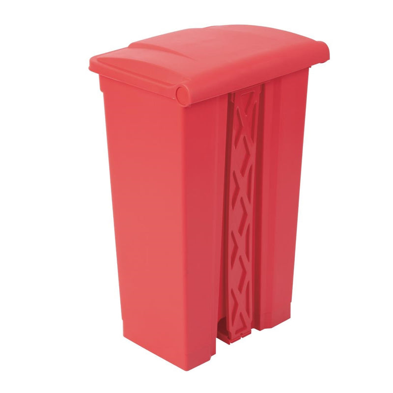 Jantex Kitchen Pedal Bin Red 87Ltr