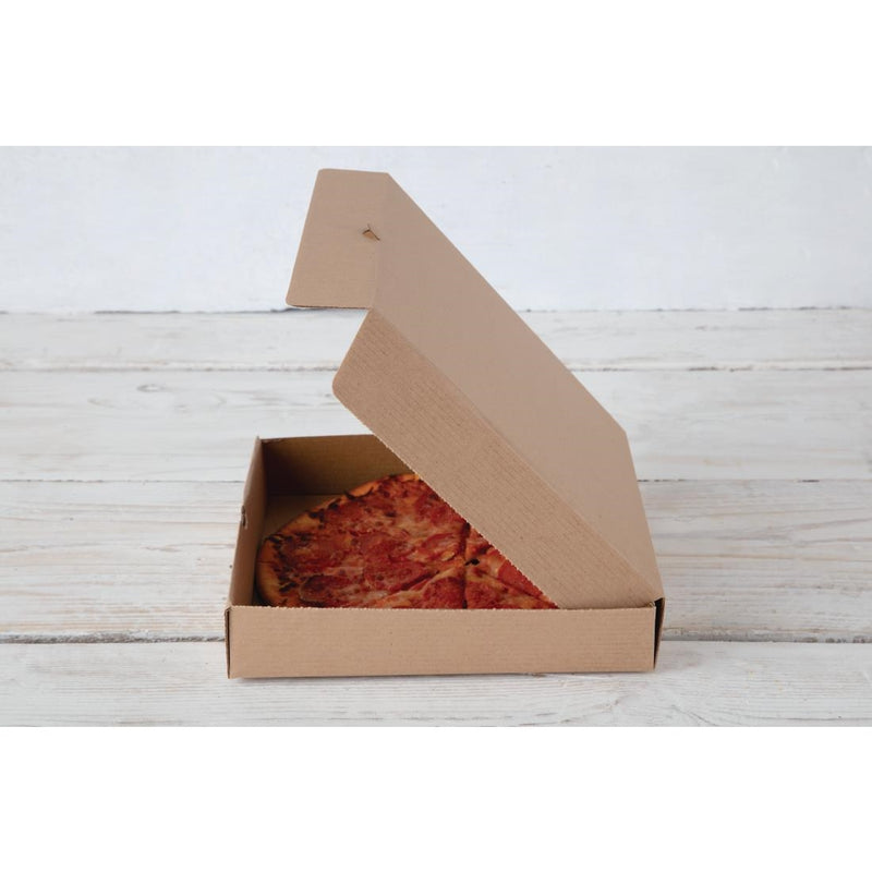 Fiesta kompostierbare, schlichte Pizzakartons, 22,9 cm (100 Stück)