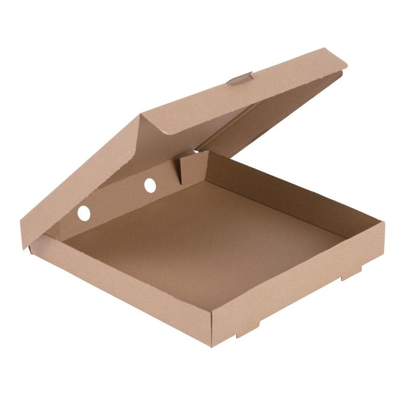 Fiesta Compostable Plain Pizza Boxes 12" (Pack of 100)