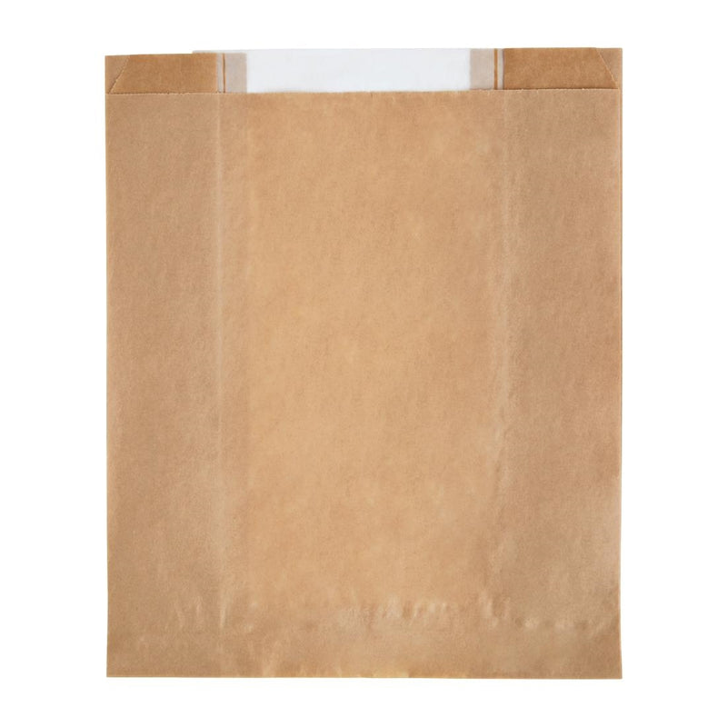 Fiesta Compostable Food Bags with Glassine Windows (Pack of 1000)