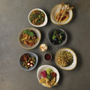 Churchill Raku Round Dish Quartz Black 160mm (Pack of 12)