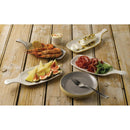 Churchill Stonecast Handled Paddles Barley White 284mm (Pack of 6)