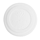 Vegware 62-Series CPLA Hot Cup Lid - 4oz (Case 2000)
