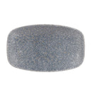 Churchill Studio Prints Raku rechteckige Teller, Topasblau, 200 mm, 12 Stück