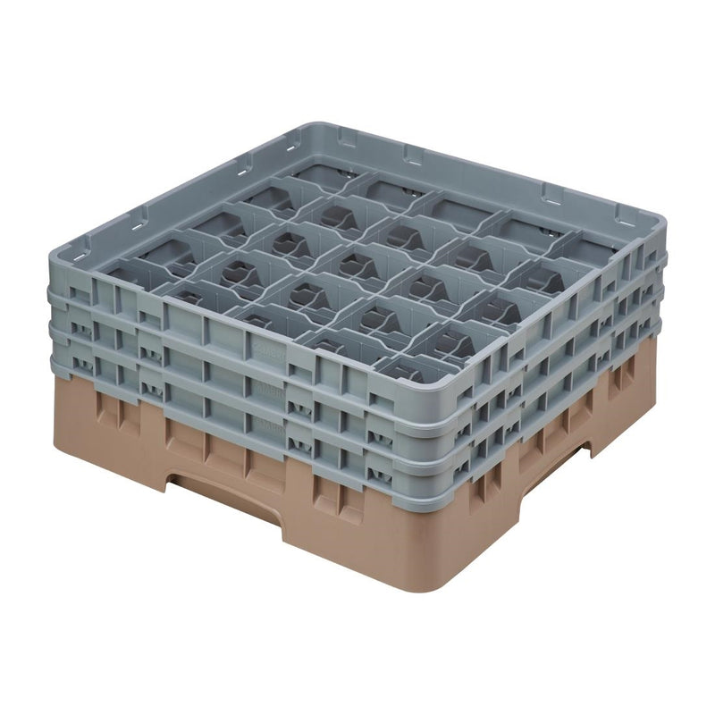 Cambro Camrack Beige 25 Fächer Max. Glashöhe 174 mm