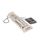 Wiederverwendbares Besteckset aus Reishülsen