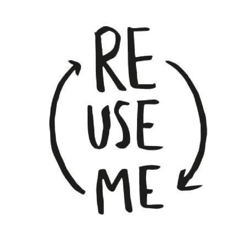 Wiederverwendbares Besteckset aus Reishülsen