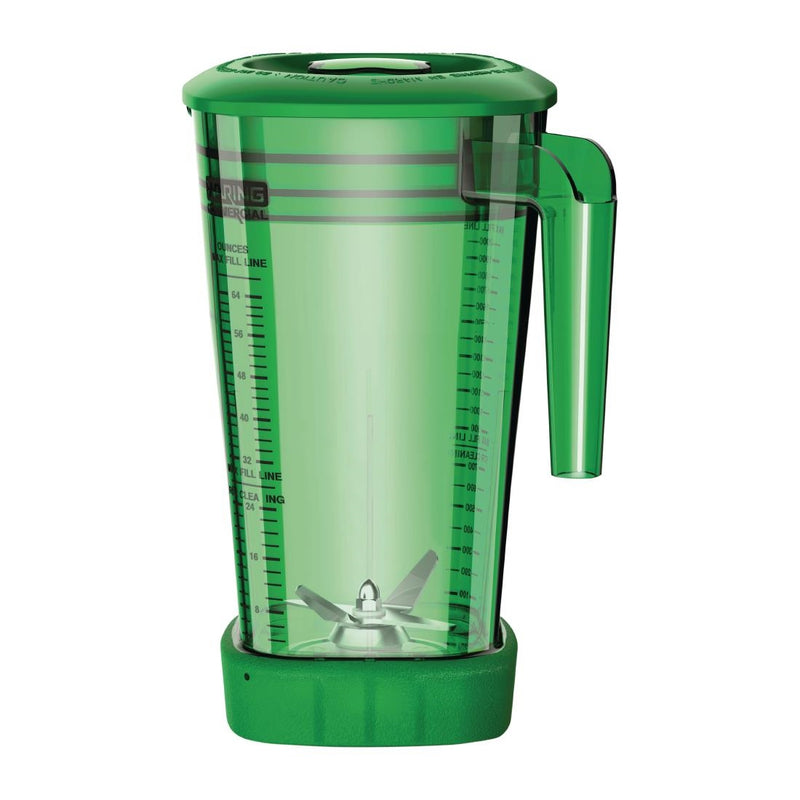 Waring Green 2-Liter-Behälter zur Verwendung mit dem Waring Xtreme Hi-Power Blender