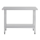 Nisbets Essentials Self Assembly Stainless Steel Table 1200 x 600mm