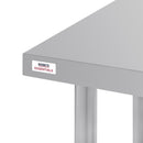 Nisbets Essentials Self Assembly Stainless Steel Table 1200 x 600mm