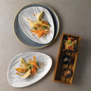 Churchill Fluid Triangle Chef Plates Pearl Grey 205 x 304mm (Pack of 6)